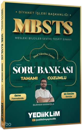 Yediiklim Yayınları Diyanet İşleri Başkanlığı MBSTS Tamamı Çözümlü Soru Bankası
