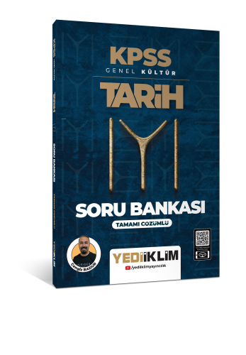 Yediiklim Yayınları KPSS Genel Kültür Tarih Tamamı Çözümlü Soru Bankası