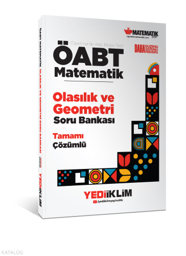 Yediiklim Yayınları ÖABT Matematik Öğretmenliği Olasılık ve Geometri T