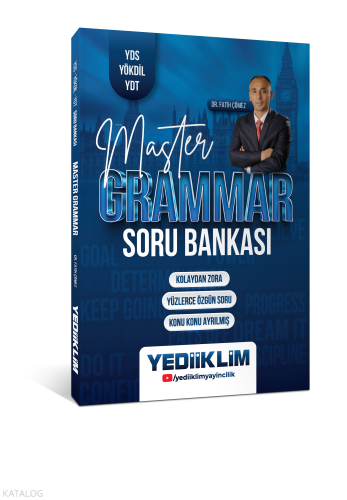 Yediiklim Yayınları YDS YÖKDİL YDT Master Grammar Soru Bankası