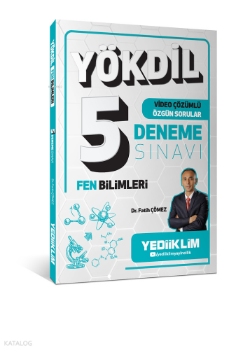 Yediiklim Yayınları YÖKDİL Fen Bilimleri Tamamı Video Çözümlü 5 Deneme