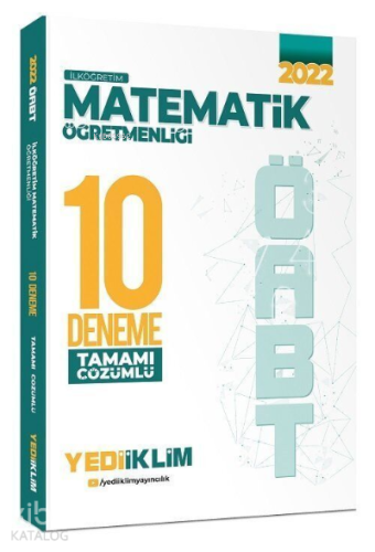 YediiklimYayınları2022 ÖABT İlköğretim Matematik Öğretmenliği Tamamı Ç