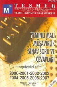 Yeminli Mali Müşavirlik Sınav Soru ve Cevapları