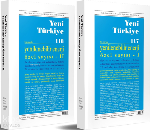 Yenilenebilir Enerji Özel Sayısı Sayı 117-118