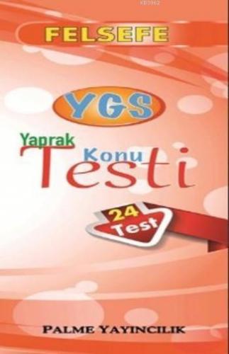 YGS Felsefe Yaprak Konu Testi (24 Test)