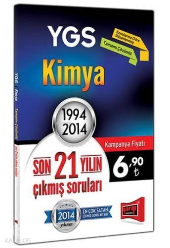 YGS Kimya Son 21 Yılın Çıkmış Soruları; 1994 - 2014