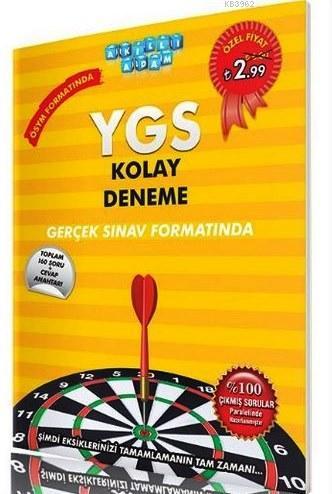 YGS Kolay Deneme; Gerçek Sınav Formatında