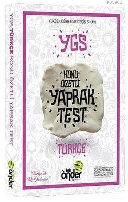 YGS Konu Özetli Yaprak Testi