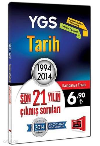 YGS Tarih Son 21 Yılın Çıkmış Soruları; 1994 - 2014