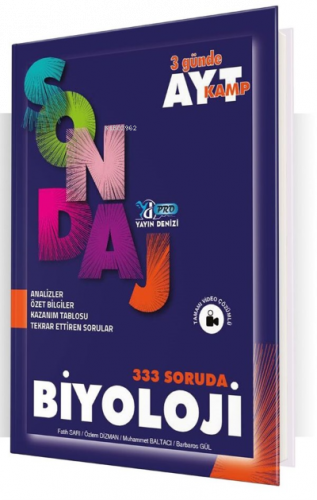 Yks Ayt Pro Sondaj Kamp Biyoloji - 2022