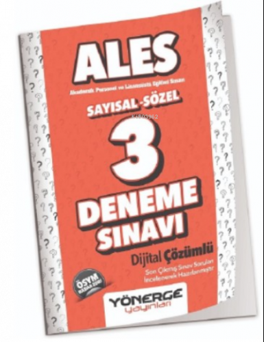 Yönerge 2023 ALES 3 Deneme Çözümlü