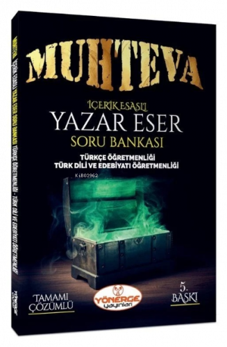 Yönerge ÖABT Türkçe-Edebiyat Muhteva Yazar Eser Soru Bankası Çözümlü -