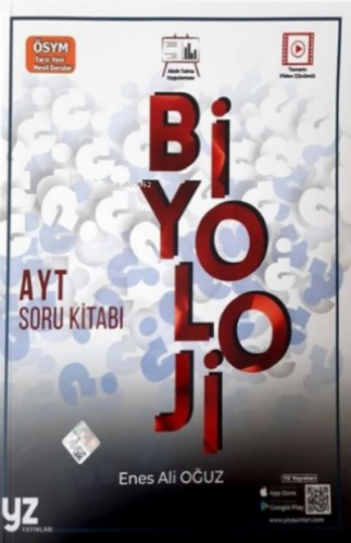 YZ YKS AYT Biyoloji Soru Kitabı