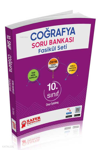 Zafer Yayınları 10. Sınıf Coğrafya Soru Bankası Fasikül Seti