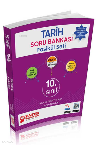 Zafer Yayınları 10. Sınıf Tarih Soru Bankası Fasikül Seti