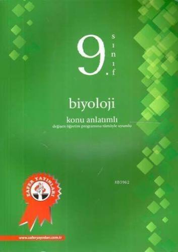 Zafer Yayınları 9. Sınıf Biyoloji Konu Anlatımlı Zafer
