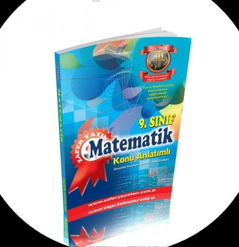 Zafer Yayınları 9. Sınıf Matematik Konu Anlatımlı Zafer