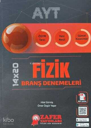 Zafer Yayınları Ayt Fizik Branş Denemesi