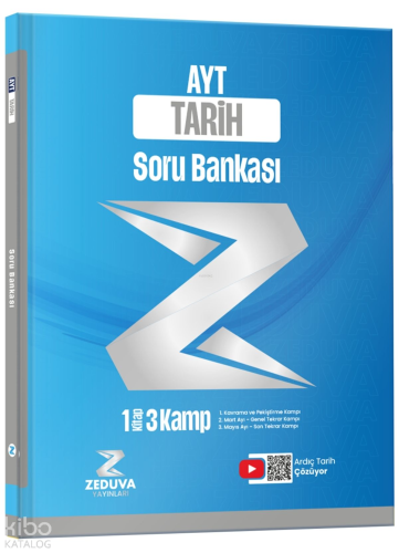 Zeduva Yayınları AYT Tarih 1 Kitap 3 Kamp Soru Bankası
