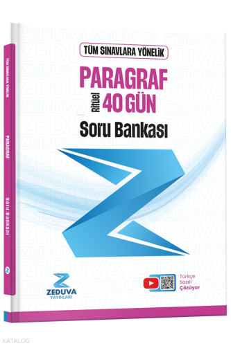 Zeduva Yayınları Türkçe Saati 40 Gün Ritüel Paragraf Soru Bankası