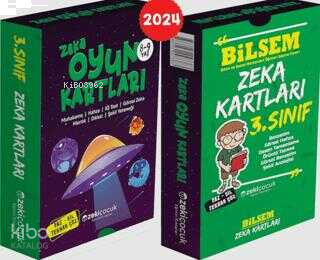 Zekiçocuk Eğitici Kitaplar 3. Sınıf Bilsem Zeka Kartları - 8-9 Yaş Zeka Oyun Kartları
