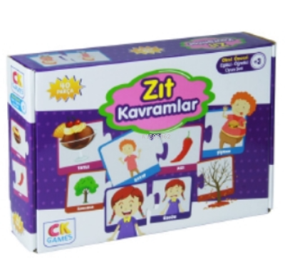 Zıt Kavramlar Okul Öcesi Oyun Seti 3+yaş